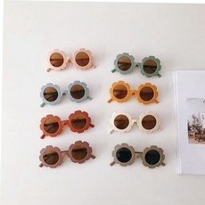 아동 (앙상블) 플라워 선글라스 키즈 안경 자외선차단