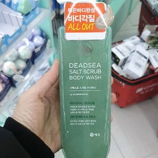 샤워메이트 사해소금 스크럽 바디워시, 400ml, 1개