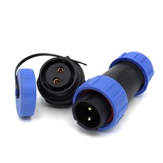호환 SP21 방수 IP68 실외 산업용 커넥터 2 3 4 5 6 7 8 9 10 12 핀 21mm 너트 패널 마운트 수 플매트 카펫, 01 2 Pin