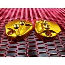 【曼巴小舖】OROCHI x MMBCU 小鴨尾流線造型油杯蓋 土豪金鈦螺絲/皇家紫/帝王黑 MMBCU改裝潮流實用, 1個, 金色油杯蓋+基本螺絲