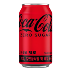 코카콜라 제로 캔, 4개, 355ml