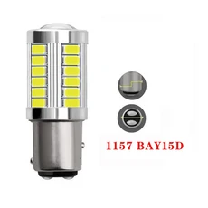 2/4/8pcs PY21W Ba15s 1156 Bay15d LED 전구 회전 신호등 DRL 안개 테일 브레이크 역방향 주차 램프 12V 33, 05 1157 BAY15D, 03 8piece