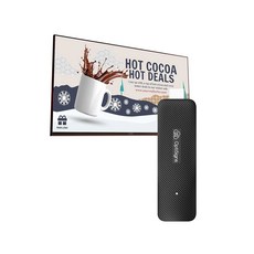 옵티사인즈 옵티스틱 디지털 사이니지 플레이어 - 안드로이드 기반 4K UHD HDMI 스틱 쿼드 코어 WiFi/이더넷 원격 화면 관리