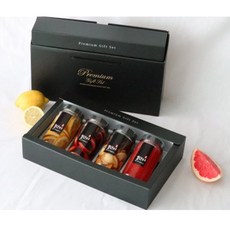 수제청 선물세트(레몬+블루레몬+자몽+애플시나몬) mee+43853Lg, 1개, 300ml