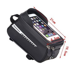 【桃園有貨】公路車硬殼EVA上管包 防水觸摸7.2寸手機包 自行車上管包 單車包 公路車包 山地車包 腳踏車包, 1個, 249A 硬壳包