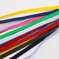 (인형소품) 10mm 골지리본, 사파이어블루, 1개