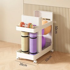 폼롤러 수납함 정리함 요가매트 매트 테스 보관함 엔젤 화이트-카트 헬스 수납 엔젤화이트, 천사 화이트