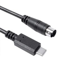 IK 멀티미디어 iRig 시리즈 HD 키 I/O 25/49 MIDI 2 Pro Duo 스트림 프로용 USB-C-미니 Din 7핀 케이블, USB-C to Mini Din