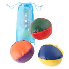 색동 저글링 오재미 가죽공 3개입 1P 운동회 야외놀이 한필스토아