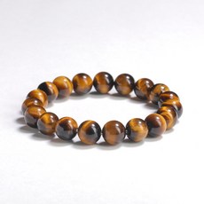 Holfpang 특A급 행운담은 호안석 팔찌 천연원석 액막이 재물운 염주