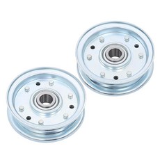 Autoparts 2팩 164090 잔디깎이 아이들러 플랫 풀리 교체품 RFM 시리즈 마감 잔디깎이 1.2m(4피트) 1.5m(5피트) 1.8m(6피트)