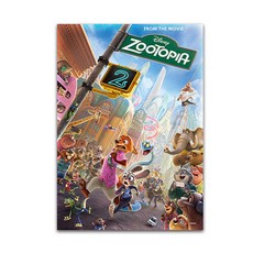 (디즈니) 디즈니 주토피아 2 포스터 08-Let's Go -1장, 아르누보, 디즈니