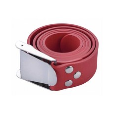 Problue 自潛配重帶 橡膠/矽膠配重帶 - 潛水專用底鉛 自由潛水/水肺, 橡膠配重帶-紅色大扣