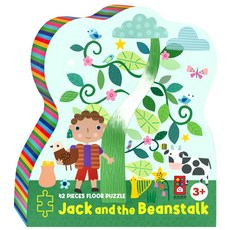 風車圖書 傑克與豌豆 造型大片拼圖屋 Set 地板拼圖 47x58cm, 1組, 42pieces