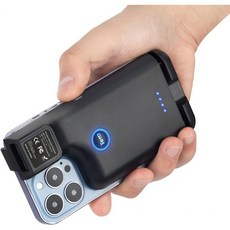 바코드 스캐너 리더기 테라 무선 1D 2D QR 휴대용 백클립 3-in-1 2.4GHz 및 USB 유선 호환 블루투스 미니 포켓 스마트폰용 안드로이드 맥 OS 윈도우 0013, Black