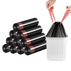 아미토 손잡이 끈 일체형 두툼한 비닐봉투 10롤 150개, 10L