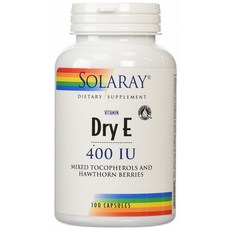 SOLARAY 維他命E膠囊 400IU, 1個, 100 件