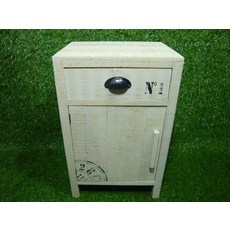 *︵House傢飾︵*美式鄉村復古Loft工業風原木一抽一門收納櫃/斗櫃 限量新款