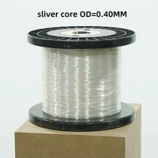 AVplay HD-301 순수 99.99% 4N 실버 탑 오디오 애호가 하이엔드 HiFi RCA XLR 벌크 케이블 OD 0.31mm 없음, 06 70 m, 03 0.4mm no sheild