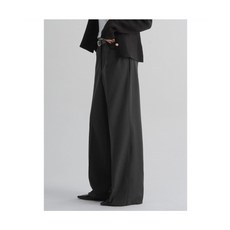 브랜드정품 에잇세컨즈 8SECONDS 반밴딩 세미와이드 슬랙스 애쉬 349661