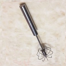 【派樂】不鏽鋼攪拌器 免插電手壓自動打奶泡器 (1入) 手壓旋轉攪拌棒 打蛋器 省時省力打蛋花 打鮮奶
