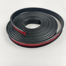 1롤 5M/196.85인치 U자형 엣지 밴딩 자체 접착식 18mm/20mm 바닥 테이프 목재 보드 가구 보호대, 01 18mmX5m, 02 검정색