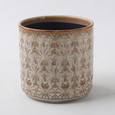 创意北欧陶瓷筷子筒家用摆件厨房刀叉勺子餐具收纳盒筷子笼沥水筒, 1個, 棕色:1個