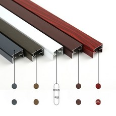 무타공 슬라이딩 중문 도어 주방 베란다 미닫이 파티션 방수 방열 공간분리 알루미늄 문틀 2.5MM 일반형, 1개