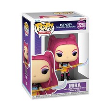 Funko Pop! 애니메이션: 케이팝 데몬 헌터스 - 미라 수집용 비닐 피규어 선물 아이디어 공식 상품 어린이 및 성인용 장난감 TV 팬 수집가를 위한 모델 230252