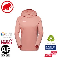 MAMMUT 長毛象 女 Selun FL Sun AF 機能套頭連帽上衣《石英粉》1016-01410