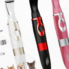 부분 애견 이발기 바리깡 애견용품 애완용품 미용가위, 01.펫존부분이발기-화이트, 1개