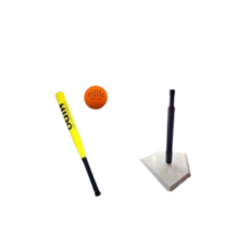 GO 2 運動 HIDO樂樂棒球打擊組 協會指定比賽用球 棒球訓練一次購足, 打擊座(1)+球棒(1)+棒球(6), 1個