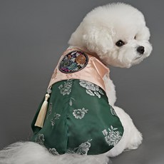 DOG-i 男童金花緞韓服, 綠色