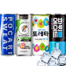 파워에이드 240ml+토레타+포카리스웨트+게토레이 각 5캔 (총20캔), 240ml, 5개입