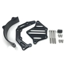 오토바이 프론트 스프로킷 체인 가드 커버 기어 보호 가와사키 Z900RS RS 카페 ABS 2018 2020, 01 Black