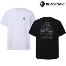 [블랙야크] 25년SS 공용 하절기 히말라야 공용 마운틴 그래픽 반팔티 1BYRTMU910