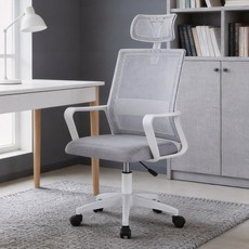 Takata 메쉬 사무용 의자 학생용 공부 의자 컴퓨터의자 통기성 경량 높이조절 의자 WY6Z, 그레이