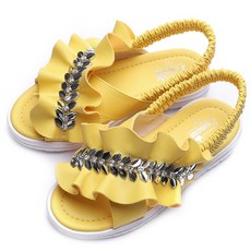 J's mom 女童綁帶涼鞋舒適運動鞋 JB617