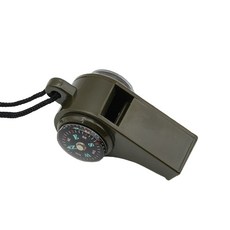 戶外求生口哨 口哨 多功能口哨指南針 測溫 多音頻哨子 野外求救 登山露營 求生搜救 隨身哨子 救生哨 口哨 哨子, 1個, 多功能求生口哨【哨子+指南+測溫】