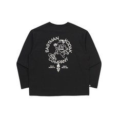 코닥 KODAK 골드모먼트 그래픽 긴팔 티셔츠 BLACK K6123LRL12BLK 198443