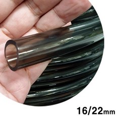 외부여과기 호스 16/22mm [1m] 블랙 최상급호스 수족관 어항 수조 용품 부품 부속품 고급 호수 에하임 큐큐 필그린, 1개