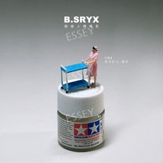 1대64 캐릭터 미니어처 피규어 인물, 14. 핑크 간호사 - 카트