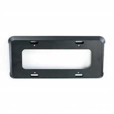 G-SPEED 碳纖紋黑色7碼車牌框 5度傾斜3D裝飾牌照底框 單入, 1個