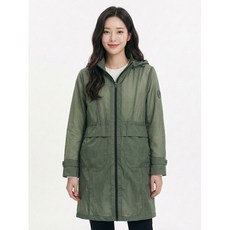 크로커다일레이디 카키 후드 탈부착 허리 스트링 점퍼 CLCMJP205 1111678