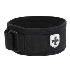 하빈져 남녀공용 폼코어 슬림핏 헬스벨트, 블랙, 250g