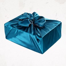 [글라라세상] 선물포장용 공단보자기 특대(124x124cm), 북청색, 1장