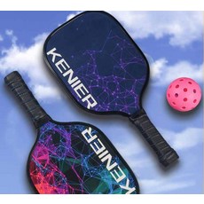 최신 유행 피클볼 패들 입문용 패드 Pickleball 라켓 볼 2인 세트 확장 그립 전용구 4개