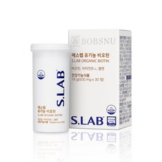 서울대 밥스누 에스랩 유기농 비오틴 (600mg x 30정), 1개, 30정