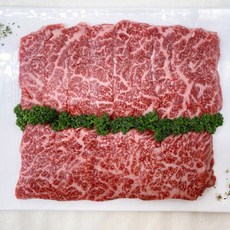 보리소 1등급 꽃갈비 눈꽃살치살 꽃등심 치마 부채 채끝 양지 차돌박이 사태 육우 냉장육, 눈꽃 살치살 300g