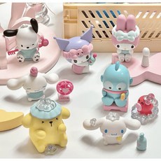 정품 산리오 bath time 시리즈 단품, 단품 랜덤 1개 (1/6), 1개